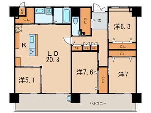 LEGEND157の物件間取画像